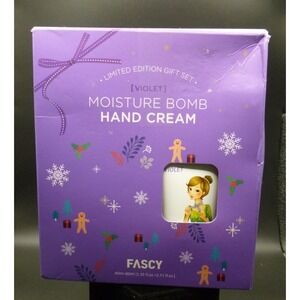 Fascy ~ Moisture Bomb Hand Cream ~ Violet~ 2 Piece  Gift set ~ New ~Read Listing